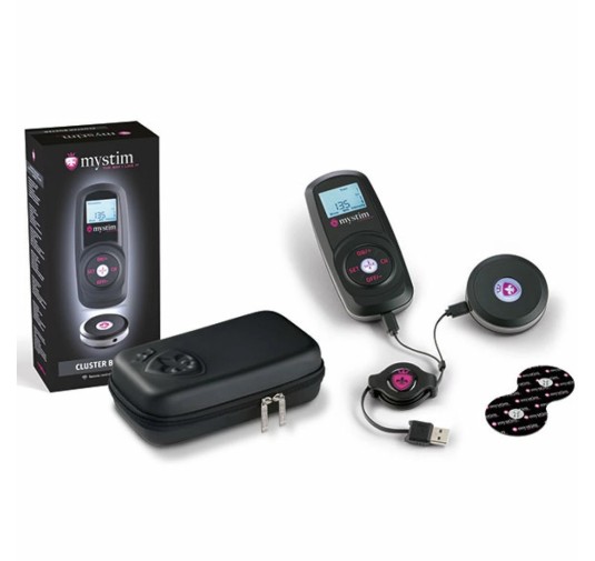 Zestaw sterujący bezprzewodowo - Mystim Cluster Buster Wireless eStim Device Starterkit